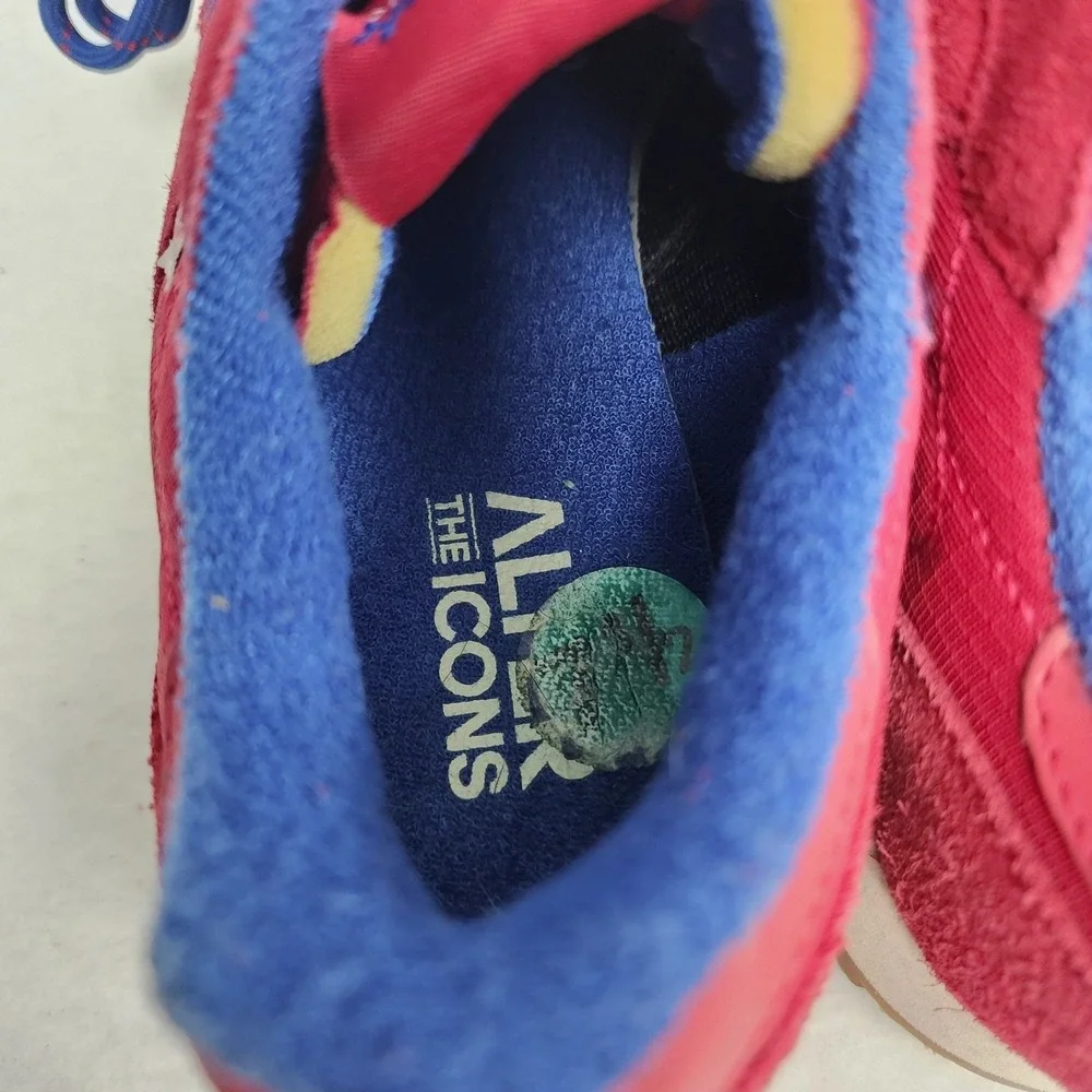 Reebok Classic Leather Ripple DV7196 Womens 7.5 Sneakers Red Blue Leather Shoes